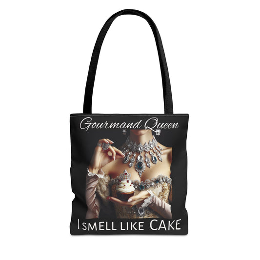 Gourmand Queen Tote Bag, I Smell Like Cake, Stylish Shopping Tote, Gift for Gourmand Girlies, Culinary Enthusiasts, Birthday Present